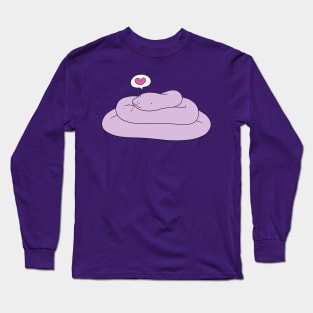 Purple Love Snake Long Sleeve T-Shirt